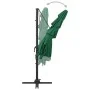 Sombrilla de 4 niveles con poste aluminio verde 250x250 cm de vidaXL, Sombrillas - Ref: Foro24-313821, Precio: 193,08 €, Desc...