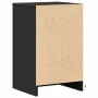 Mesitas de noche con luces LED 2 uds madera ingeniería negra de , Mesitas de noche - Ref: Foro24-852001, Precio: 102,85 €, De...