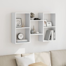 Estantería de pared madera de ingeniería blanco 96x18x60 cm de , Estantes y estanterías - Ref: Foro24-853227, Precio: 43,79 €...