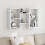 Estantería de pared madera de ingeniería blanco 96x18x60 cm de , Estantes y estanterías - Ref: Foro24-853227, Precio: 43,79 €...