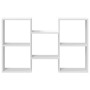 Estantería de pared madera de ingeniería blanco 96x18x60 cm de , Estantes y estanterías - Ref: Foro24-853227, Precio: 43,79 €...