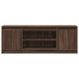 Mueble de TV LED madera ingeniería marrón roble 139,5x34x50 cm de , Muebles TV - Ref: Foro24-852200, Precio: 102,06 €, Descue...