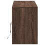 Mueble de TV LED madera ingeniería marrón roble 139,5x34x50 cm de , Muebles TV - Ref: Foro24-852200, Precio: 102,06 €, Descue...
