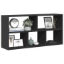 Estantería de pared madera de ingeniería negra 100x25x50 cm de , Estantes y estanterías - Ref: Foro24-853273, Precio: 55,62 €...
