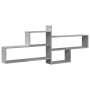 Estante de pared madera ingeniería gris hormigón 167,5x18x68 cm de , Estantes y estanterías - Ref: Foro24-853320, Precio: 51,...