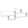 Estantería de pared madera ingeniería blanca 167,5x18x68 cm de , Estantes y estanterías - Ref: Foro24-853317, Precio: 53,18 €...