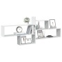 Estantería de pared madera ingeniería blanca 167,5x18x68 cm de , Estantes y estanterías - Ref: Foro24-853317, Precio: 53,18 €...