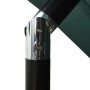 Sombrilla de 3 niveles con poste de aluminio verde 2,5x2,5 m de vidaXL, Sombrillas - Ref: Foro24-313837, Precio: 76,15 €, Des...