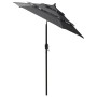 Sombrilla de 3 niveles con poste de aluminio antracita 2 m de vidaXL, Sombrillas - Ref: Foro24-313854, Precio: 48,05 €, Descu...