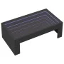 Mesa de centro con Infinity LED negro 90x50x30 cm de , Mesas de centro - Ref: Foro24-847617, Precio: 114,19 €, Descuento: %