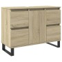 Mueble de baño madera de ingeniería roble Sonoma 80x33x60 cm de , Muebles de baño - Ref: Foro24-849684, Precio: 97,04 €, Desc...