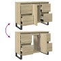 Mueble de baño madera de ingeniería roble Sonoma 80x33x60 cm de , Muebles de baño - Ref: Foro24-849684, Precio: 97,04 €, Desc...