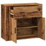 Aparador madera de ingeniería madera envejecida 80x33x70 cm de , Aparadores - Ref: Foro24-857075, Precio: 87,74 €, Descuento: %