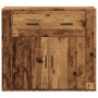 Aparador madera de ingeniería madera envejecida 80x33x70 cm de , Aparadores - Ref: Foro24-857075, Precio: 87,74 €, Descuento: %