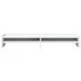 Soporte para pantalla madera ingeniería blanco 100x24x16 cm de , Bases y elevadores para ordenadores - Ref: Foro24-854724, Pr...