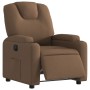 Sillón reclinable eléctrico de tela marrón de , Sillones - Ref: Foro24-3204348, Precio: 224,99 €, Descuento: %