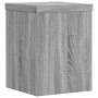 Soportes de plantas 2 uds madera gris Sonoma 15x15x20 cm de , Soportes para macetas - Ref: Foro24-852893, Precio: 25,16 €, De...