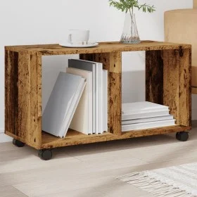 Rollschrank aus gealtertem Ingenieurholz 72x33x42,5 cm von , Seitentische - Ref: Foro24-853144, Preis: 41,82 €, Rabatt: %