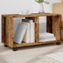 Armario con ruedas madera ingeniería envejecida 72x33x42,5 cm de , Mesas auxiliares - Ref: Foro24-853144, Precio: 42,50 €, De...