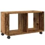 Rollschrank aus gealtertem Ingenieurholz 72x33x42,5 cm von , Seitentische - Ref: Foro24-853144, Preis: 41,82 €, Rabatt: %