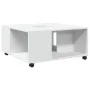 Mesa de centro madera de ingeniería blanca 80x80x40 cm de , Mesas de centro - Ref: Foro24-853173, Precio: 76,56 €, Descuento: %