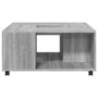 Mesa de centro madera de ingeniería gris Sonoma 80x80x40 cm de , Mesas de centro - Ref: Foro24-853178, Precio: 83,15 €, Descu...