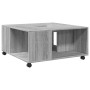 Mesa de centro madera de ingeniería gris Sonoma 80x80x40 cm de , Mesas de centro - Ref: Foro24-853178, Precio: 83,15 €, Descu...