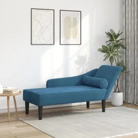 Sofá diván con cojines terciopelo azul de , Divanes - Ref: Foro24-4007587, Precio: 141,03 €, Descuento: %