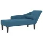 Sofá diván con cojines terciopelo azul de , Divanes - Ref: Foro24-4007587, Precio: 141,03 €, Descuento: %