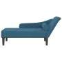 Sofá diván con cojines terciopelo azul de , Divanes - Ref: Foro24-4007587, Precio: 141,03 €, Descuento: %