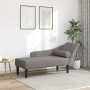 Sofá diván con cojines tela gris taupe de , Divanes - Ref: Foro24-4007601, Precio: 177,81 €, Descuento: %