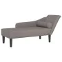 Sofá diván con cojines tela gris taupe de , Divanes - Ref: Foro24-4007601, Precio: 174,47 €, Descuento: %