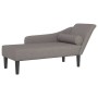 Sofá diván con cojines tela gris taupe de , Divanes - Ref: Foro24-4007601, Precio: 177,81 €, Descuento: %