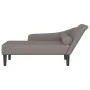 Sofá diván con cojines tela gris taupe de , Divanes - Ref: Foro24-4007601, Precio: 174,47 €, Descuento: %