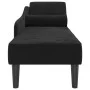 Sofá diván con cojines terciopelo negro de , Divanes - Ref: Foro24-4007593, Precio: 141,03 €, Descuento: %
