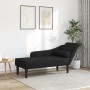 Sofá diván con cojines tela negro de , Divanes - Ref: Foro24-4007598, Precio: 159,26 €, Descuento: %