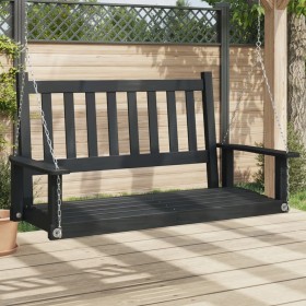 Banco columpio jardín con cadenas de metal madera abeto marrón de , Balancines de jardín - Ref: Foro24-4008978, Precio: 141,3...