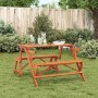Mesa de picnic bancos 2 en 1 convertible madera maciza abeto de , Mesas de jardín - Ref: Foro24-4008992, Precio: 149,42 €, De...