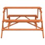 Mesa de picnic bancos 2 en 1 convertible madera maciza abeto de , Mesas de jardín - Ref: Foro24-4008992, Precio: 149,42 €, De...