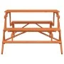 Picnic table with 2-in-1 convertible solid fir wood benches by , Garden tables - Ref: Foro24-4008992, Price: 134,35 €, Discou...