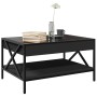 Mesa de centro con Infinity LED negro 70x50x38 cm de , Mesas de centro - Ref: Foro24-847702, Precio: 97,21 €, Descuento: %