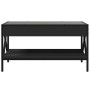 Mesa de centro con Infinity LED negro 70x50x38 cm de , Mesas de centro - Ref: Foro24-847702, Precio: 97,21 €, Descuento: %