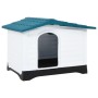 Caseta para perros polipropileno azul 90,5x68x66 cm de vidaXL, Casetas para perros - Ref: Foro24-152229, Precio: 118,66 €, De...