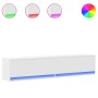 Mueble de TV de pared con LED blanco 180x31x38 cm de , Muebles TV - Ref: Foro24-3307947, Precio: 153,36 €, Descuento: %