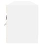 Mueble de TV de pared con LED blanco 180x31x38 cm de , Muebles TV - Ref: Foro24-3307947, Precio: 153,36 €, Descuento: %