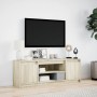 Mueble de TV LED madera ingeniería roble Sonoma 139,5x34x50 cm de , Muebles TV - Ref: Foro24-852196, Precio: 100,19 €, Descue...