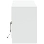 Mueble de TV con LED madera de ingeniería blanco 139,5x34x50 cm de , Muebles TV - Ref: Foro24-852194, Precio: 100,88 €, Descu...