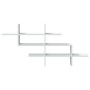 Estantería de pared madera ingeniería blanca 124,5x18x60,5 cm de , Estantes y estanterías - Ref: Foro24-853263, Precio: 34,78...