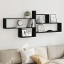 Estantería de pared madera de ingeniería negra 167,5x18x68 cm de , Estantes y estanterías - Ref: Foro24-853318, Precio: 49,86...