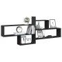 Estantería de pared madera de ingeniería negra 167,5x18x68 cm de , Estantes y estanterías - Ref: Foro24-853318, Precio: 49,86...